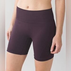 Lululemon Sculpt Short, Black Cherry, sz 4